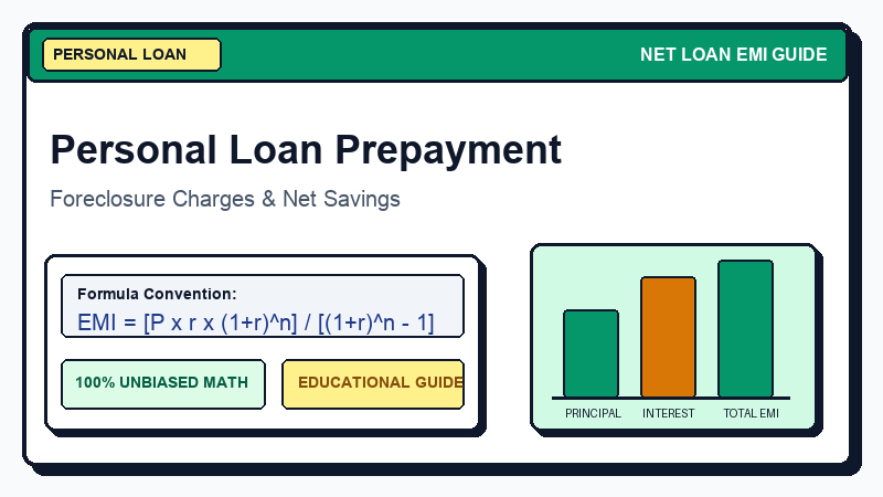 Personal Loan Prepayment Guide: Save Lakhs on Interest - Net Loan EMI Calculator Guide